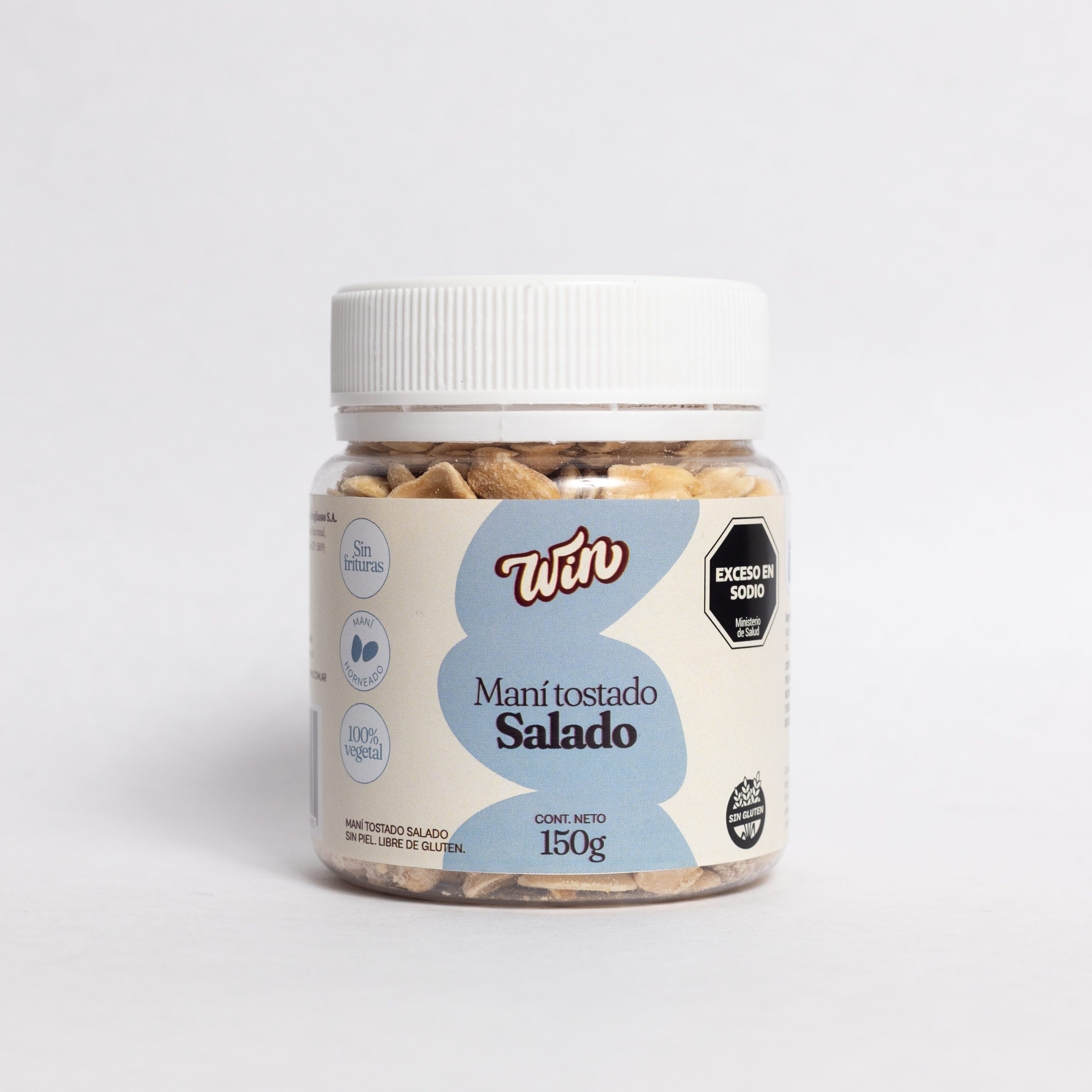 MANÍ TOSTADO SALADO | 8 POTES